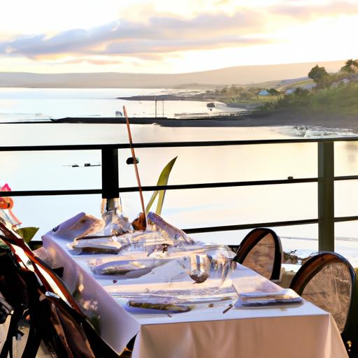 Savor exquisite cuisine while soaking in the mesmerizing panoramic views of the Riverside river.